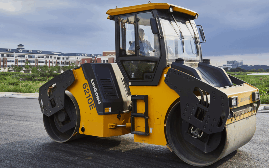 LiuGong 6210E Tandem Vibratory Roller for Road Construction and Asphalt Compaction